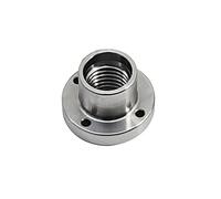 Portabrocas manual, portabrocas de torno, placa frontal de torno, placa de brida, accesorios de torno for carpintería, tamaño de rosca 1 pulgada x 8TPI, 2 pulgadas