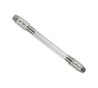 Portabrocas manual, tornillo de banco de doble cabeza 0.3-3.2mm para joyería, madera, plástico, herramienta de reparación de aleación de aluminio con chapado en cromo, 105 mm plateado