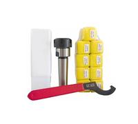 Portabrocas Morse MTA2 MTB2 MTA3 MTB3 MTA4 MTB4 MT2 MT3 MT4 ER25 + Juego de 9 pinzas + Llave for torno de fresado CNC, herramienta de cono Morse(MTB2-ER25-9Pcs)