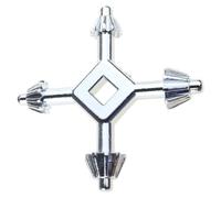 Portabrocas multifuncionales de 4 cabezales de acero 4 en 1 para herramientas de perforación de mano, portabrocas para taladro, herramienta eléctrica, portabrocas de acero