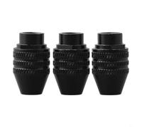 Portabrocas múltiple para herramientas rotativas sin llave, portabrocas de cambio rápido de 0,3 a 3,4 mm, adaptador de pinza de tres mordazas con tornillo M7 M8 x 0,75 compatible con vástagos de 1/32