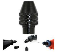 Portabrocas múltiple sin llave para herramienta rotativa, 1 Uds., portabrocas múltiple sin llave para Mini taladro, accesorios de grabado M8 de 0,5-3,2mm