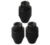 Portabrocas multiportabrocas sin llave, práctico cambio de tamaño de broca, acero al carbono tratado térmicamente (M7 x 0,75 mm de largo)