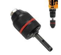 Portabrocas para conductor, adaptador de conversión de portabrocas - Portabrocas autobloqueante, adaptador de portabrocas convertidor de portabrocas sin llave, accesorios de adaptador SDS