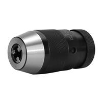 Portabrocas para Destornillador de Impacto, Adaptador de Portabrocas Autoapretado con Eje Cónico Morse MT2, Portabrocas sin Llave para Torno CNC JT33 (Genericdaup5i13hb-01)