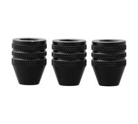 Portabrocas para herramientas giratorias, portabrocas múltiple de cambio rápido sin llave de 0.3-3.4 mm con rosca M7 M8 x 0.75, se adapta a brocas de vástago de 1/32 pulgadas y 1/8 pulgadas, paquete