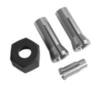 Portabrocas para máquina de grabado M14 de 6 mm, 14 y 18 pulgadas para fresadora eléctrica con 3 conos de pinza 6 35 mm, 6 mm, 3 175 mm