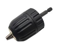 Portabrocas Portabrocas Preciso Sin Llave Convertidor de Portabrocas 3/8"- 24UNF Rosca Adaptador de Cambio Rápido SDS-Plus Vástago 1/4" Herramienta de soporte hexagonal para máquina de grabado de