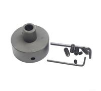 Portabrocas redondo para mini torno centrado en el torneado de cuentas de carpintería y retención constante de piezas largas de madera bajo rotación (10 mm)
