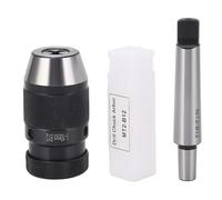 Portabrocas Resistente, Portabrocas sin Llave Autoajustable B12 de 1 a 10mm con Mandril de Taladro Resistente MT2 a B12 para Máquinas CNC, Mandriles de Torno de Diseño sin Llave
