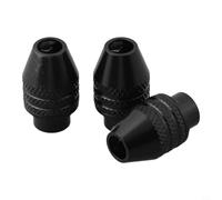 Portabrocas robusto 0 33 4 mm sin llave, sistema eficiente de tres mandíbulas de cambio rápido para herramientas giratorias con cable, acepta M7/M8 (M8 x 0,75 mm de largo)