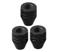Portabrocas robusto 0 33 4 mm sin llave, sistema eficiente de tres mandíbulas de cambio rápido para herramientas giratorias con cable, acepta M7/M8 (M8 x 0,75 mm corto)
