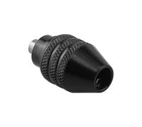 Portabrocas sin llave 0.3-3.2mm para herramienta rotativa WX106, cabezal de sujeción de cambio rápido para accesorios de máquinas pulidoras, acabado de óxido negro de acero al carbono