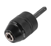 Portabrocas sin llave 2-13 mm 1/2-20 UNF con adaptador SDS, Herramienta profesional de hardware de conversión de servicio pesado