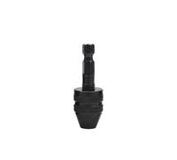 Portabrocas sin llave Adaptador de mandril conversión sin llave, juego brocas vástago hexagonal 0,3-8 mm y 1/4 pulgada, herramienta (1 pieza)(0.3-3.6mm)