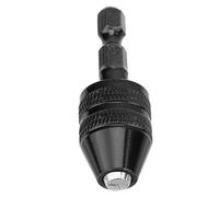 Portabrocas sin Llave, Capacidad de Sujeción de 0,3-3,6 Mm para Mini Taladro Eléctrico, Amoladora Eléctrica con Vástago Hexagonal de 1/4, Convertidor Adaptador de Rápido