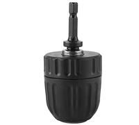 Portabrocas sin Llave con Bloqueo Automático de 0,8 y 10 Mm, Soporte de Conversión de Broca para Martillo de Impacto, Hecho de Acero de, Función de Autoapriete, Adecuado para