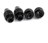 Portabrocas sin llave de 0,3 a 3,4 mm M7 M8 x 0,75, cambio rápido, sin llave, acero de alto carbono para herramientas giratorias con cable, tareas de perforación