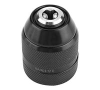 Portabrocas sin llave de 3/8 ", rosca 0.8mm-10mm 3/8-24UNF Gran fuerza de sujeción Portabrocas de metal sin llave para taladro eléctrico manual y taladros de percusión con potencia superior a 1050W