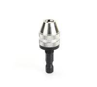 Portabrocas sin Llave de Rápido de 1/4 - Convertidor Adaptador de Vástago Hexagonal para Destornillador de Impacto, Portabrocas sin Llave para Brocas y Destornilladores de No