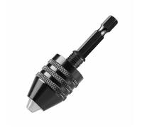 Portabrocas sin llave destornillador de impacto adaptador micro motor eléctrico abrazadera mini mandril casquillo hexagonal brocas adaptador (0,3-6,5 6,35 mm hexagonal)
