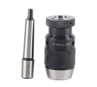 Portabrocas sin llave JT3 PrO Series 1-16 mm con husillo de mango recto JT3 - MT2, portabrocas autoajustable de alta precisión para torno CNC, fresadora y taladro.