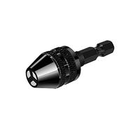 Portabrocas sin llave, Mini portabrocas de vástago hexagonal 1/4, autoapretado sin llave, adaptador cambio rápido 0,3-8mm(0.3-3.6mmB)