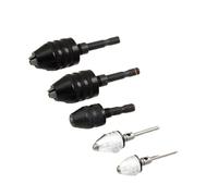 Portabrocas sin llave Portabrocas de molino eléctrico, cambio rápido de 0,3-8,0mm, mango Hexagonal pequeño, tres giros de mandíbula, 1 Uds.(0.3-3.6(6.35mm))
