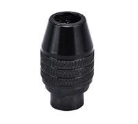 Portabrocas universal, portabrocas de 0,3 a 3,2 mm, 8 x 0,75, eje flexible, 3 mordazas, portabrocas sin llave, adaptador de conversión para carpintería, perforación, grabado