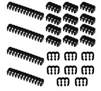 Portacables Organizador de Cables, de Peine de Cable de Alambre Administrador de Cables, Abrazadera de Administración de Cables 24 Pines 8 Pines 6 Pines para Organización de Cables de Oficina en Casa