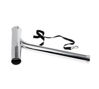 Portacañas De Acero Inoxidable con Correa De Seguridad para Kayaks, Yates Y Botes Inflables, Soporte Ajustable para En El Mar, En Agua Dulce Dispositivo De Montaje Duradero para Equipos De