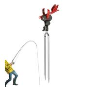 Portacañas De Pesca Para Suelo - Cuna de Silicona Suave de Alta Resistencia,Soporte para Caña Pescar en Orilla - Para Pescadores Avanzados, Principiantes, Aficionados, Padres, Maridos, Río, Lago, Esta
