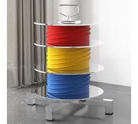Portacarretes de Acero Inoxidable Para Cables Eléctricos，cargador de Cables de Varios Ejes Para Electricistas Profesionales，dispensador de Cables de Alta Resistencia Desenrollador de Cables Ajustabl