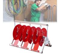 Portacarretes De Alambre Industrial Para Uso Comercial, Dispensador Plegable De Acero Inoxidable Para Enrollar Cables, Ejes Portátiles Para Carretes De Cable(82x28x35cm)