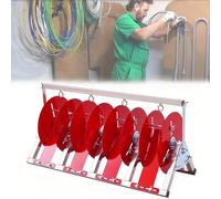 Portacarretes De Alambre Industrial Para Uso Comercial, Dispensador Plegable De Acero Inoxidable Para Enrollar Cables, Ejes Portátiles Para Carretes De Cable(50x28x34cm)