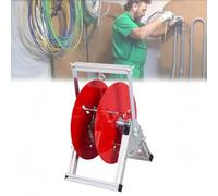 Portacarretes De Alambre Industrial Para Uso Comercial, Dispensador Plegable De Acero Inoxidable Para Enrollar Cables, Ejes Portátiles Para Carretes De Cable(25x28x34cm)