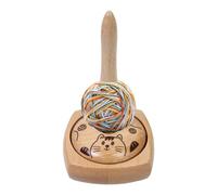 Portacarretes De - Base Giratoria De Madera De Roble | Soporte Organizador Antideslizante, Dispensador De Lana | Ocio Creativo Mujeres Adultas Tejer Bordado Costura Hogar Principiantes Accesorio