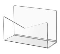 Portacartas - Estante De Letras | Organizador De Correo | Soporte De Correo De Acrílico | Organizador De Sobre 6x2.5x4 Pulgadas | Almacenamiento De Archivos De Escritorio | Mostrar Ubicaciones Sobre