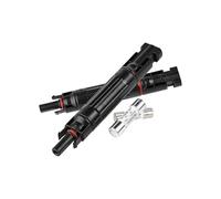 Portacartuchos de fusibles para paneles solares,Conector doble de fusibles de cadena fotovoltaica - Dispositivo de protección impermeable para sistemas de iluminación LED y fotovoltaicos Cableado
