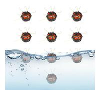 Portacebos para Carpa | Portacebos De Fondo Invertido con 6 Anzuelos,Cebadero de Agua Dulce para Alimentos en Bloques Pellets en Polvo de Carpas Tilapias Anguilas