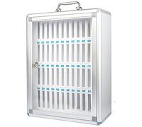 Portacellulare da Parete con Maniglia Armadietto per Uffici e Aule 12 Scomparti 48 Slots Ideale per Sicurezza e nizzazione Dispositivi Mobile.