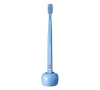 Portacepillos Curaprox | Soporte De Cerámica para Cepillos De Dientes Manuales Y Eléctricos | Azul | Paquete Individual | Fabricado en Suiza