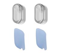 Portacepillos de 2 Piezas, Funda para Cepillo de Dientes de 2 Piezas, portacepillos de Dientes eléctrico, portacepillos de baño, portacepillos de Pared, portacepillos con Tapa