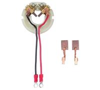 Portacepillos de carbón para 638991-1 638614-1 DF458D DHP458 DDF458 BDF448 BHP448 Compatible con MAKITA Power Tools, blanco, paquete de 1 con cepillo de carbón