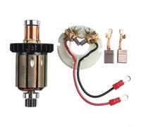 Portacepillos de carbono y par de cepillos CB440 para Makita-DHP458 / BHP458 / DDF458 / BDF458 - 13 x 10 x 3 mm, kit de transmisión mecánica de potencia de 4 piezas