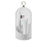 Portacepillos De Dientes - ABS 24.5x10cm, Organizador De Baño, Diseño De Tapa Deslizante Oculta | Práctica Solución De Almacenamiento, Almacenamiento Oculto, Accesorio De Tocador Para Tocador, Cosméti