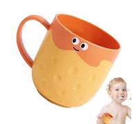 Portacepillos de dientes para,vaso de cepillo de dientes para - Vasos domésticos | Vasos de baño para, vasos para cepillo con fondo elevado antideslizante, mango cómodo