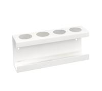 Portacepillos Eléctrico | 4 Ranuras Soporte Adhesivo con Base de Diatomita | Soporte Organizador De Cepillos Eléctricos - para Ducha Cocina Hogar Apartamento Oficina Residencia Hotel Interior