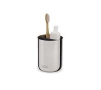Joseph Joseph Soporte EasyStore elegante para cepillo y pasta de dientes, acero inoxidable, pequeño