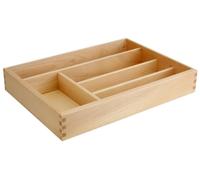 Portacubiertos 5 Plazas Madera Clara Crazystock Selection